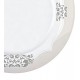Prato Sobremesa 21,5cm Versa Perola Porcelana Germer
